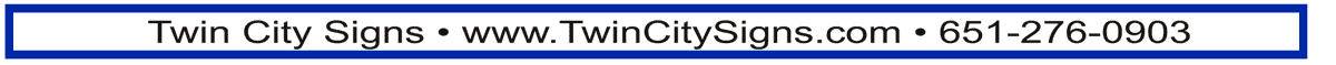 Twin City Signs Contact