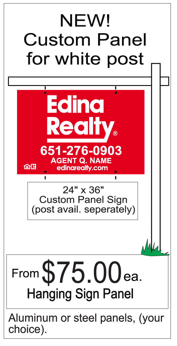 Panel Yard Sign